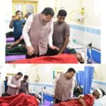 टीएचडीसी टनल हादसे के बाद सीएम धामी ने गोपेश्वर अस्पताल पहुंचकर घायल श्रमिकों से की मुलाकात, जाना कुशलक्षेम